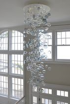 contemporary chandelier BUBBLES ROUND CANOPY Studio Bel Vetro