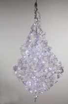 contemporary chandelier in recycled material (recyclable) SHIMO Les Fourmis Bleues