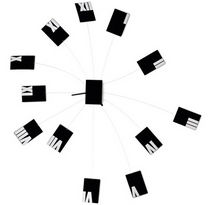 contemporary clock  Sintetica Industries
