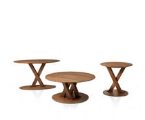 contemporary coffee table in solid wood SWING by Castello Lagravinese CINOVA