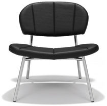 contemporary commercial fireside chair LANZA by Gijs Papavoine vds stalen meubelen