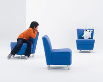 contemporary commercial fireside chair SERAFINITA by David Dahl Arcadia Contract