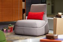contemporary commercial fireside chair HOSU by Patricia Urquiola Coalesse