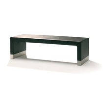contemporary commercial leather bench GALLERY by Beate Ellingsen FORAFORM AS