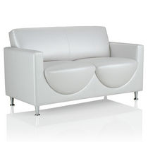 contemporary commercial leather sofa TEA CUP KI
