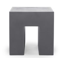 contemporary commercial polymer stool VIGNELLI CUBE by Massimo Vignelli Heller