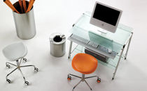 contemporary commercial stool with casters WELCOME by Raul Barbieri REXITE