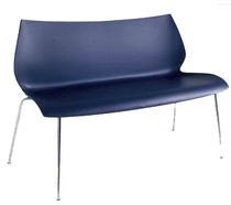 contemporary commercial upholstered bench by Vico Magistretti MAUI Kartell