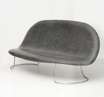 contemporary commercial upholstered bench SILVERSTONE by Ambroise Cheneau D'ARGENTAT