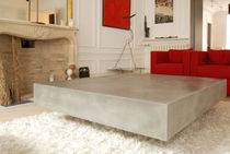 contemporary concrete coffee table CTZEN GALERIE TAPORO
