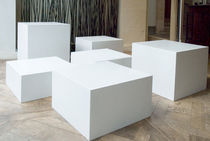contemporary concrete coffee table MANHATTAN  GALERIE TAPORO