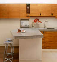 contemporary concrete kitchen  LOW INFO