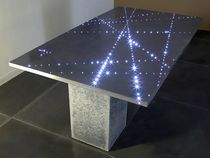 contemporary concrete table FLIGHT "LINES" COMPACT CONCRETE