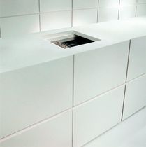 contemporary corian kitchen DOMANI minotti cucine