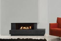 contemporary corner fireplace (gas closed hearth) FAIRO 100 Kal-fire