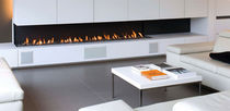 contemporary corner fireplace (gas open hearth) LINE  Waco & C&deg;