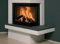 contemporary corner fireplace (wood-burning closed hearth) KAL-FIRE HEAT 62-51 HOEK Kal-fire