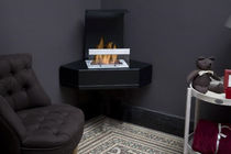 contemporary corner fireplace (bioethanol open hearth) BYALA Bio-Blaze