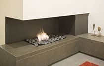 contemporary corner fireplace (bioethanol open hearth)  Waco & C&deg;