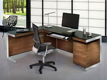 contemporary corner office desk SEQUEL&reg; RETURN by Matthew Weatherly  Becker Designed, Inc.