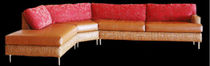 contemporary corner sofa in recycled fabric METRO LauraBirnsDesign Eco-Furnishings, LLC