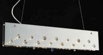 contemporary crystal pendant lamp CRYSTAL PLATE 15 UNITED LIGHTS