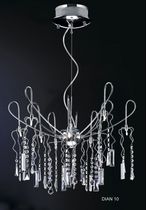 contemporary crystal pendant lamp DIAN 10P UNITED LIGHTS