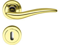 contemporary door handle IRIS M1 BRC DI ROSSETTI