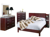 contemporary double bed FUSION LEDA Furniture