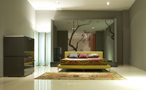 contemporary double bed L13 SAMSARA by Cuno Frommherz Cassina