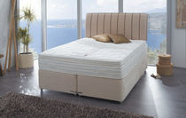 contemporary double bed with casters TEMPSMART : CORONATION Dunlopillo