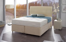 contemporary double bed with casters TEMPSMART : MILLENIUM Dunlopillo