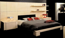 contemporary double bed with integrated bed-side table EROS Planum, Inc.