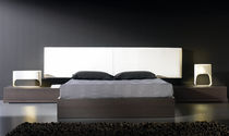 contemporary double bed with storage base  ALBA RUBIO