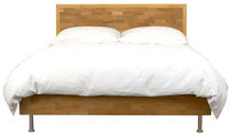 contemporary double bed BLOCK Pavilion rattan