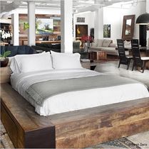 contemporary double bed in certified wood (FSC-certified) EDGE environment furniture