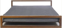 contemporary double bed in recycled teak LINEAR : 214x188x70 Indo Trading Premium