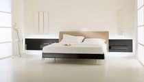 contemporary double bed (integrated light) NOOR Acerbis International