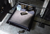 contemporary double bed upholstered in leather CANTICA Kler