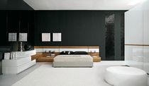 contemporary double bed with integrated bed-side table L'EGO 05 Alf Uno