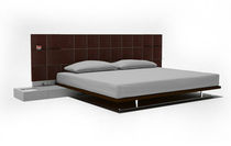contemporary double bed with integrated bed-side table CEP by Tanju Ozelgin B&T Design