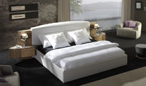 contemporary double bed with integrated bed-side table AM&Oacute;N Planum, Inc.