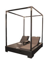 contemporary double garden canopy garden sun lounger TF 0824 Nature Corners Co.,Ltd.