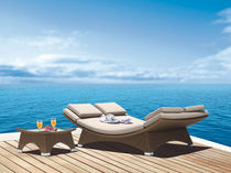 contemporary double garden sun lounger GS 926 Grattoni Olfino