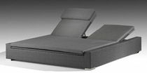 contemporary double garden sun lounger KNOCK OUT by Hans Daalder Bert Plantagie BV