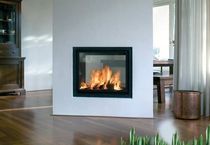 contemporary double-sided fireplace (wood-burning closed hearth) KAL-FIRE HEAT 71,5 TUNNEL Kal-fire