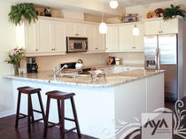 contemporary eco-friendly kitchen in certified wood (FSC Eco-label) FAIRFAX VANILLAFAIRFAX VANILLA  AYA kitchens