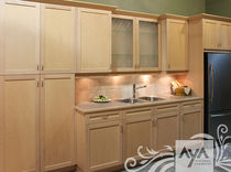 contemporary eco-friendly kitchen in certified wood (FSC Eco-label) PLYMOUTH NATURAL MAPLE AYA kitchens