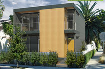 contemporary ecological wooden prefab house RK6 by Ray Kappe Livinghomes