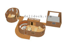 contemporary ecological wooden prefab house  delimarina